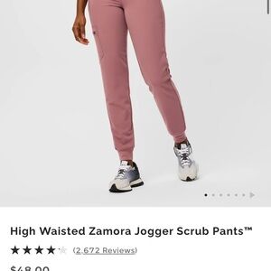 FIGS Mauve Jogger Scrub Pants Small TALL